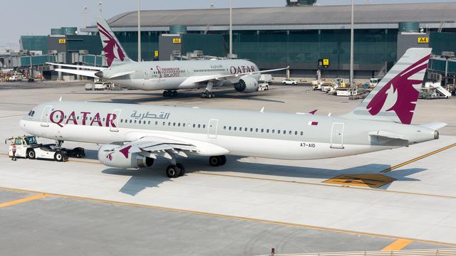 A7-AID:Airbus A321:Qatar Airways